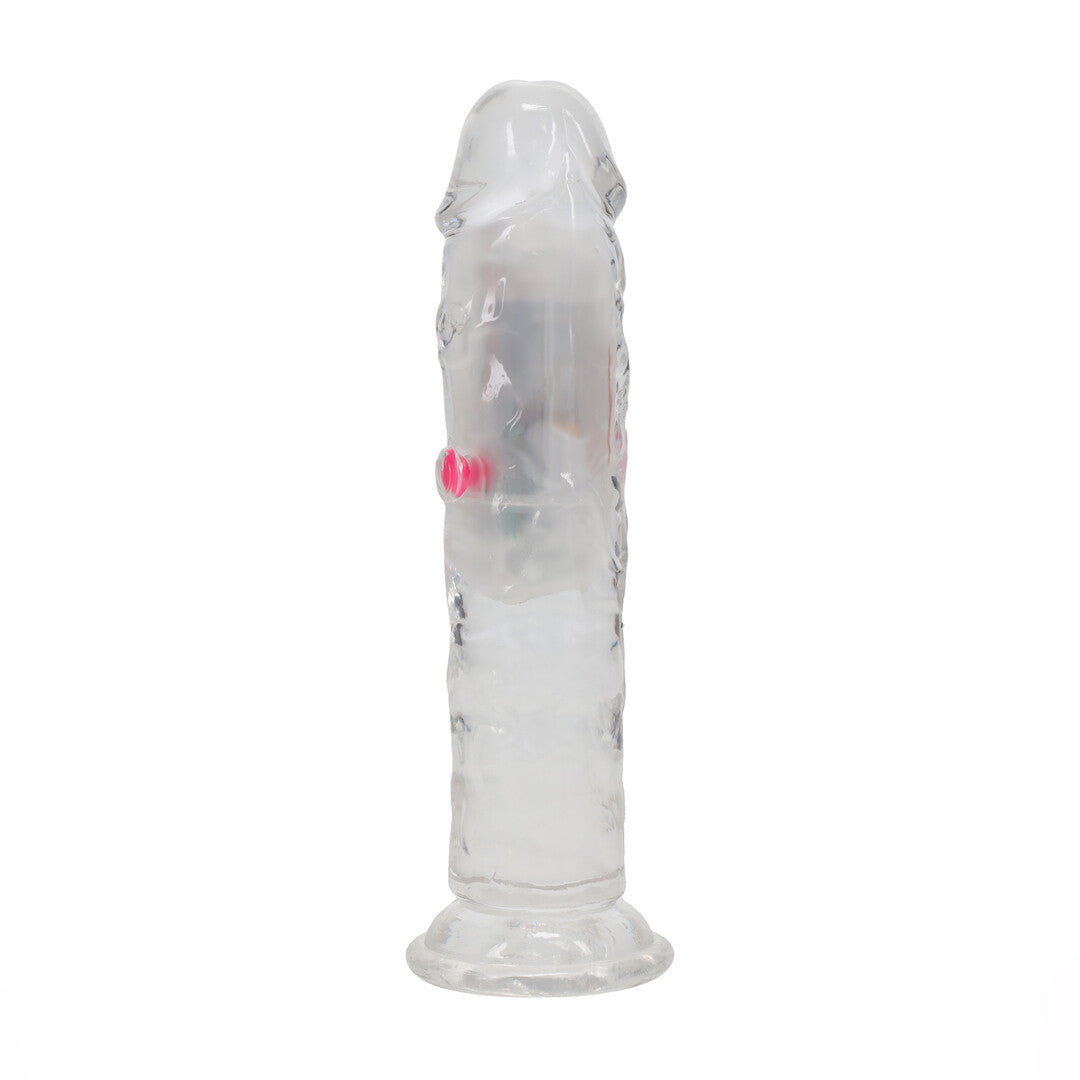 LED Vibrerende Rechte Penis - 6 / 15 cm - Transparant