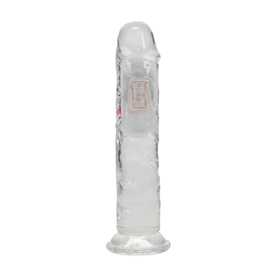 LED Vibrerende Rechte Penis - 7 / 18 cm - Transparant