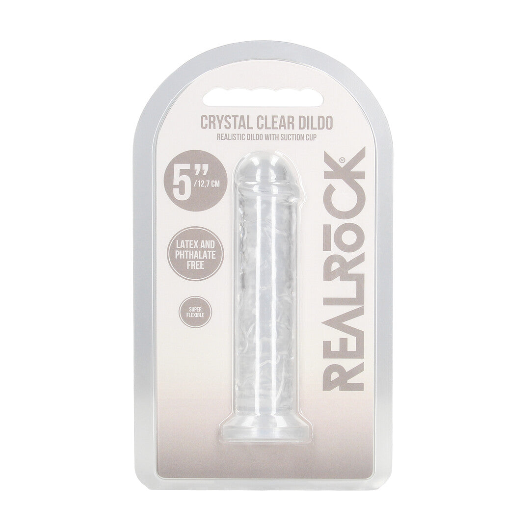 Realistische Dildo - 5 / 12,7 cm - Transparant