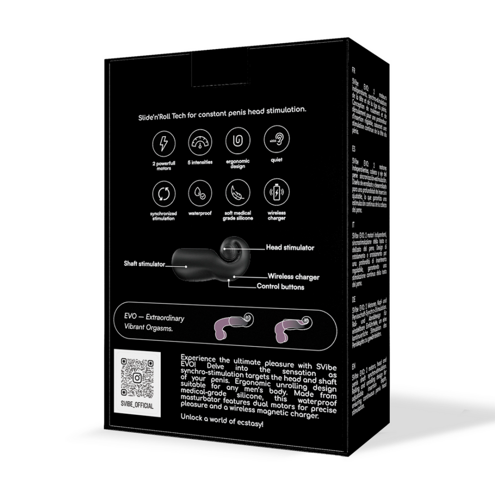 EVO - Dual Male Stimulator - Black