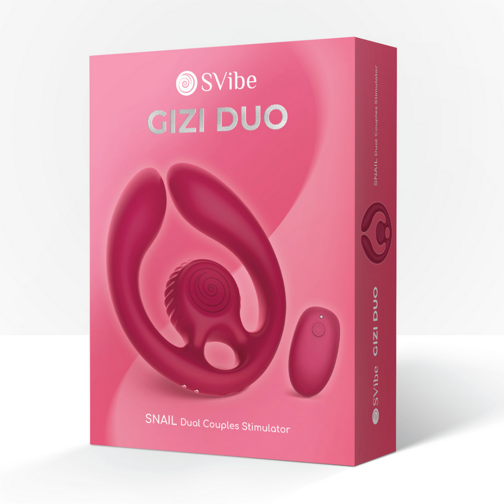 GIZI Duo - Dual Couples Stimulator - Bordeauxt