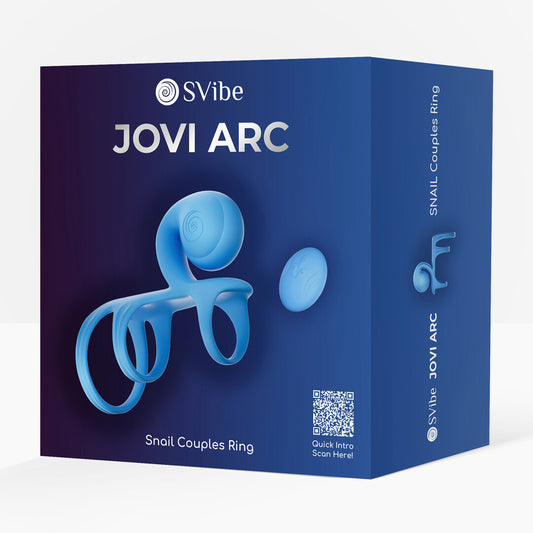 JOVI ARC - Slakken Trouwring - Blauwe Haze