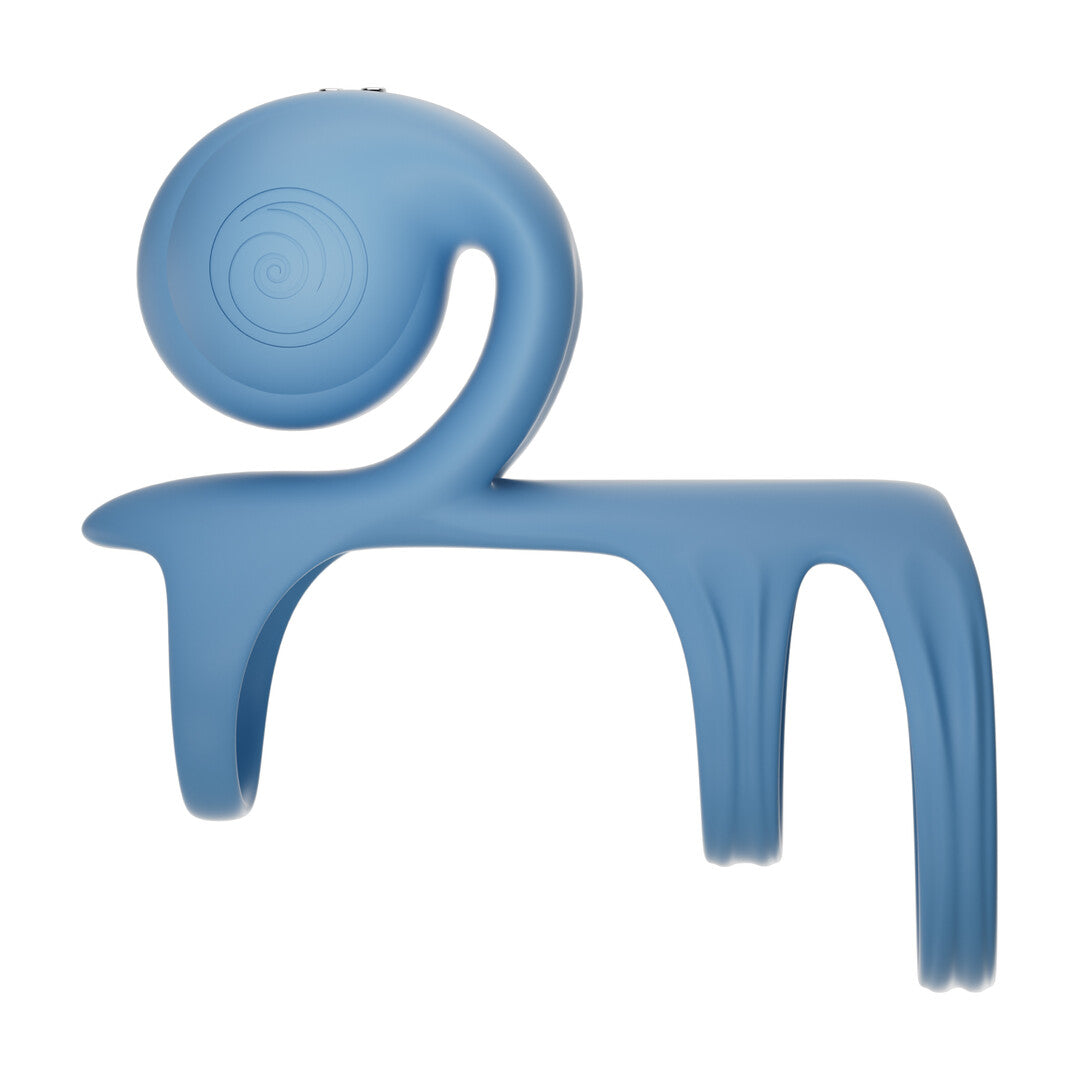 JOVI ARC - Slakken Trouwring - Blauwe Haze