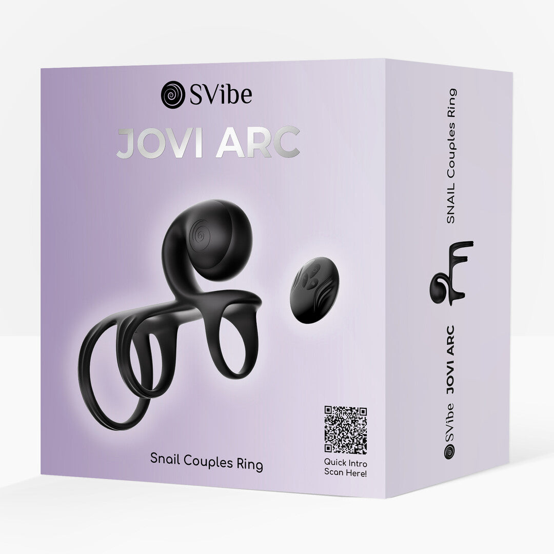 JOVI ARC - Slakken Trouwring - Noir Haze