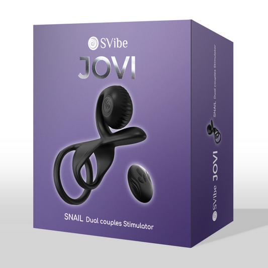 JOVI - Dual Couples Ring Stimulator - Zwart